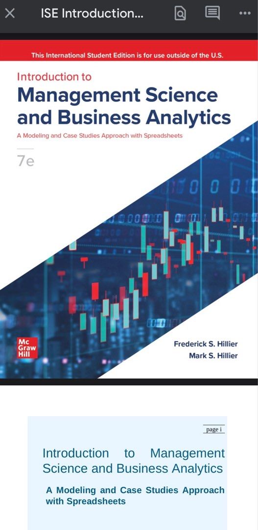 McGraw Hill eBook PDF copies (Category: Textbooks) located in Manila. Submitted by m4rcvsh0p (Listing ID 1391042092, Image 1). Description: FOR SALE McGraw Hill eBook PDF copies: - Introduction to Management Science and Business Analytics - Managerial Accounting 150PHP each 250PHP if as pack DM me or drop your TG account to purchase.