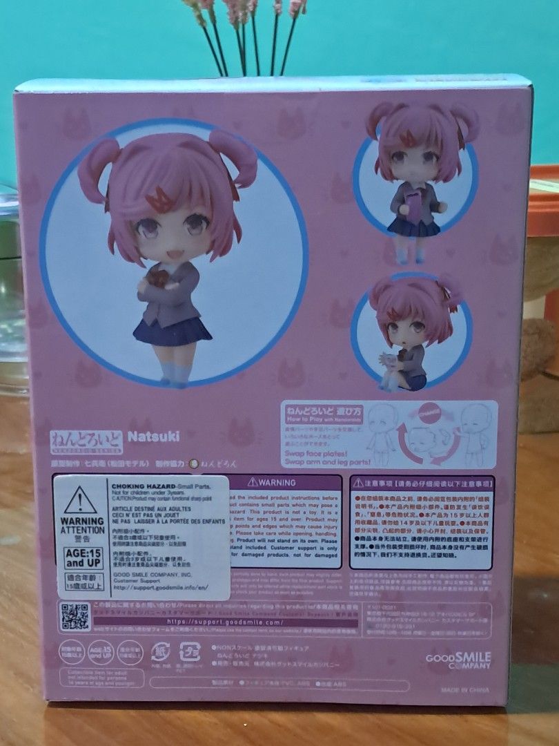 Nendoroid 2077 - Natsuki (Category: Designer & Blind Box Toys) located in Los Banos. Submitted by lapice (Listing ID 1391026711, Image 2). Description: For sale! Nendoroid 2077 - Natsuki Series: Doki Doki Literature Club! Location: Laguna MOP: GCASH pm if interested.