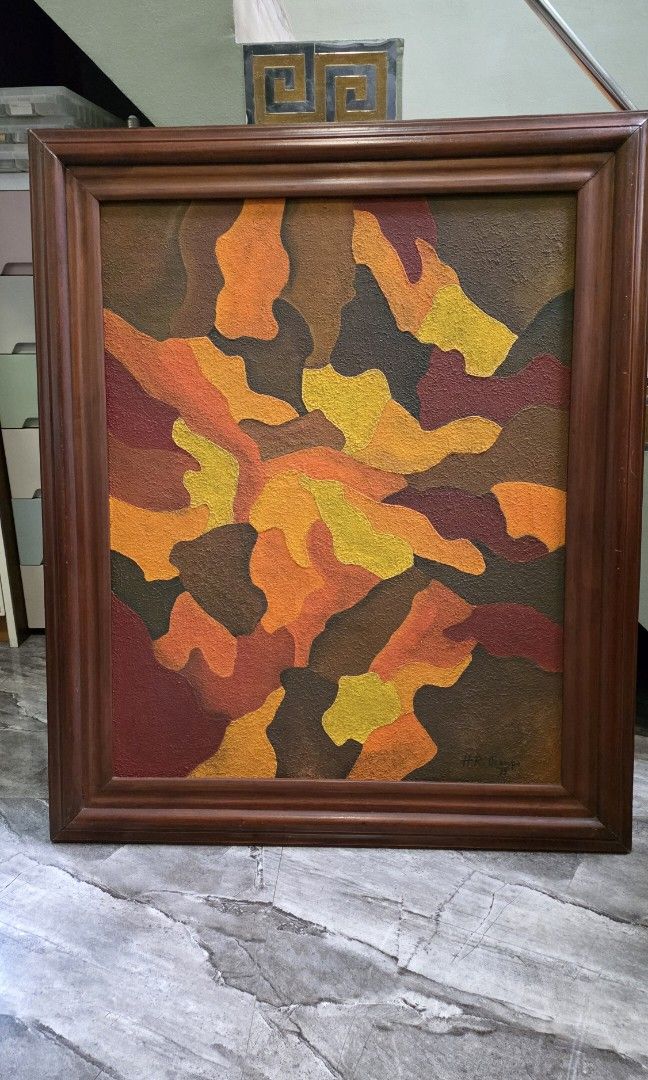 Old artwork by HROcampo 1974 no Coa asis (Category: Art & Prints) located in Mandaluyong City. Submitted by sirmeal (Listing ID 1391017808, Image 1). Description: No Coa old painting artist: HR Ocampo year: 1974 2x3 ft size asis wer is.