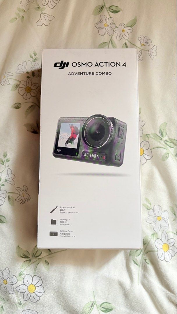 Osmo Action 4 creator combo (Category: Video Cameras) located in Taguig. Submitted by jeminahann45988 (Listing ID 1390973970, Image 2). Description: Osmo Action 4 creator combo Barely used Complete accessories With box RFS: Upgrade.