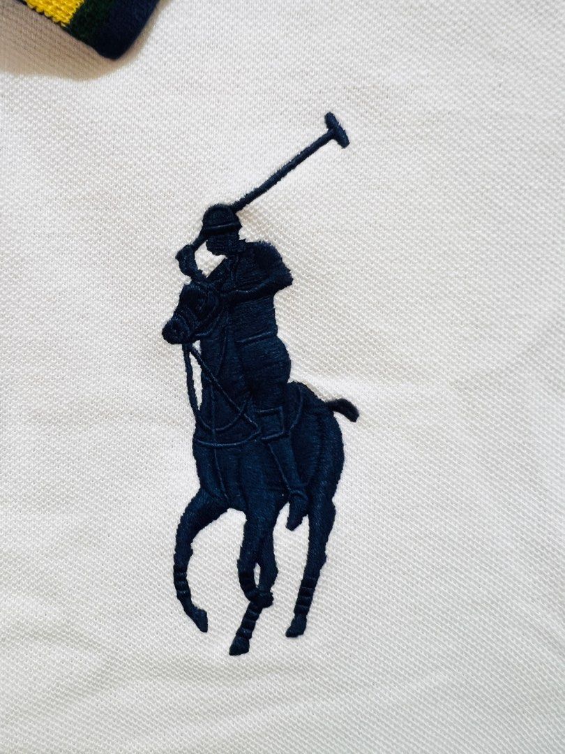 Polo by Ralph Lauren (Category: Babies & Kids Fashion) located in Quezon City. Submitted by deviljin17 (Listing ID 1390992615, Image 3). Description: Polo by Ralph Lauren Size S (8) on tag 14” x 19” Embroidered Polo logo Excellent Condition.