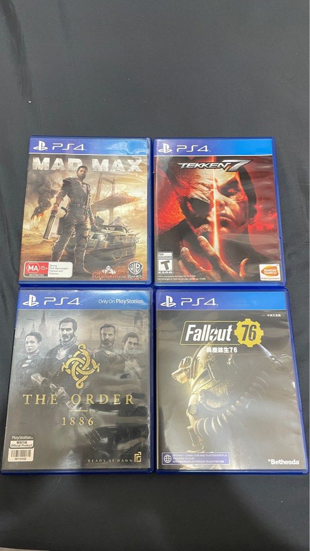 PS4 games 4 disc + 2 Dragon Ball Z Figures TAYTAY Rizal BUNDLE ONLY ...