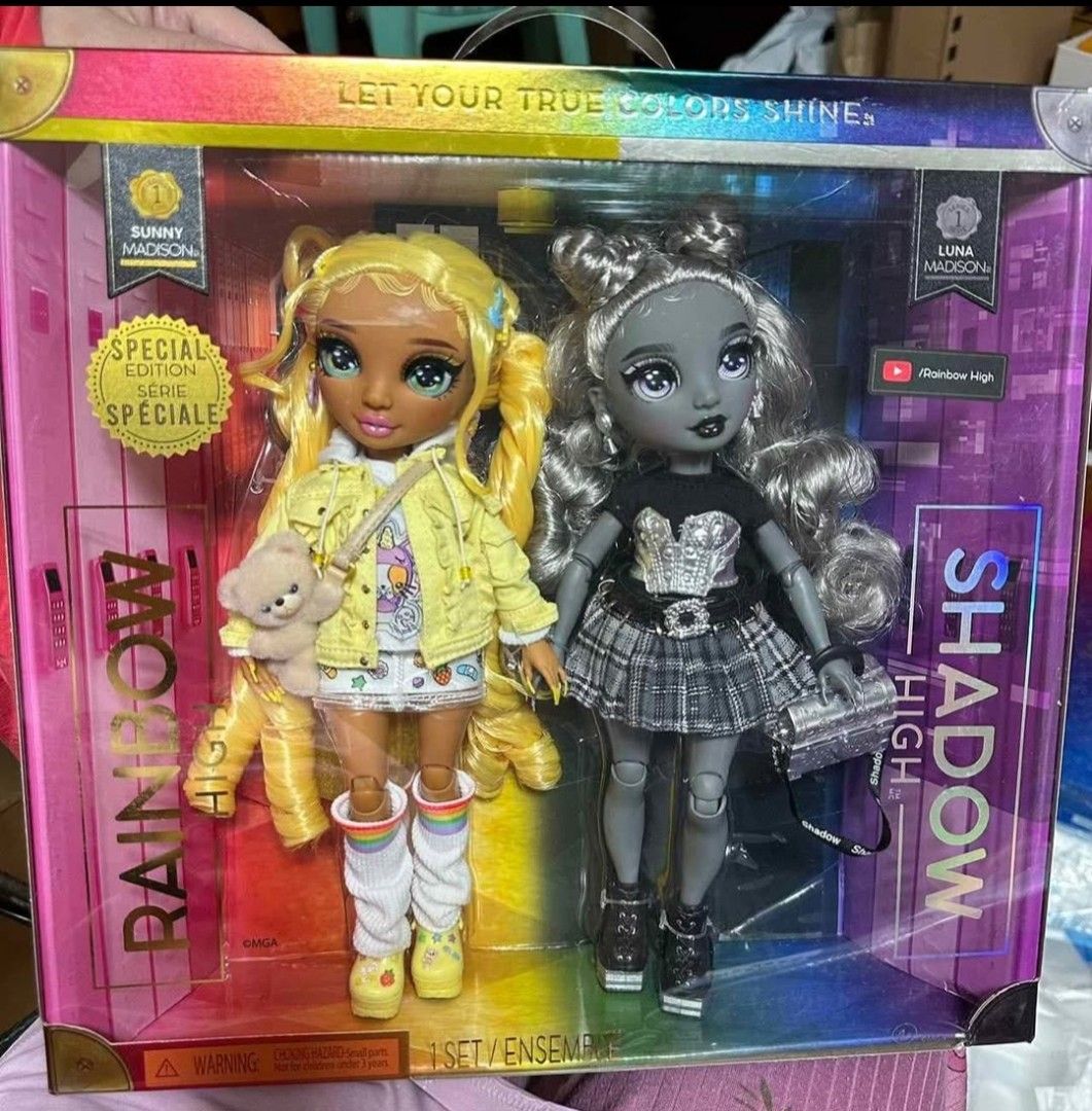 Rainbow high madison twins doll (Category: Kids Toys) located in Manila. Submitted by andy.andy23 (Listing ID 1390982320, Image 1). Description: Price: 3800 2.Location: alabang 3.MOP:GCash 4.Courier:Lalamove (same day delivery) 6.Shipping at buyer's expense..