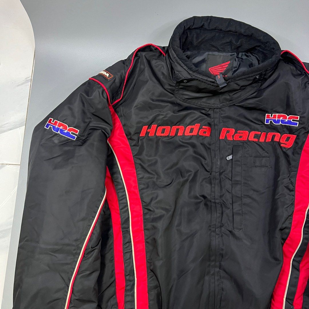 (RARE) Honda Racing - HRC - Racing Jacket (Category: Coats, Jackets and Outerwear) located in Paranaque City. Submitted by millennial_goodz (Listing ID 1391109876, Image 2). Description: WTS RARE Honda Racing HRC Racing Jacket Size Large Dimensions: 25.5" Width / 23-26" Length Excellent condition - No issues Authentic P3,500 only DM.