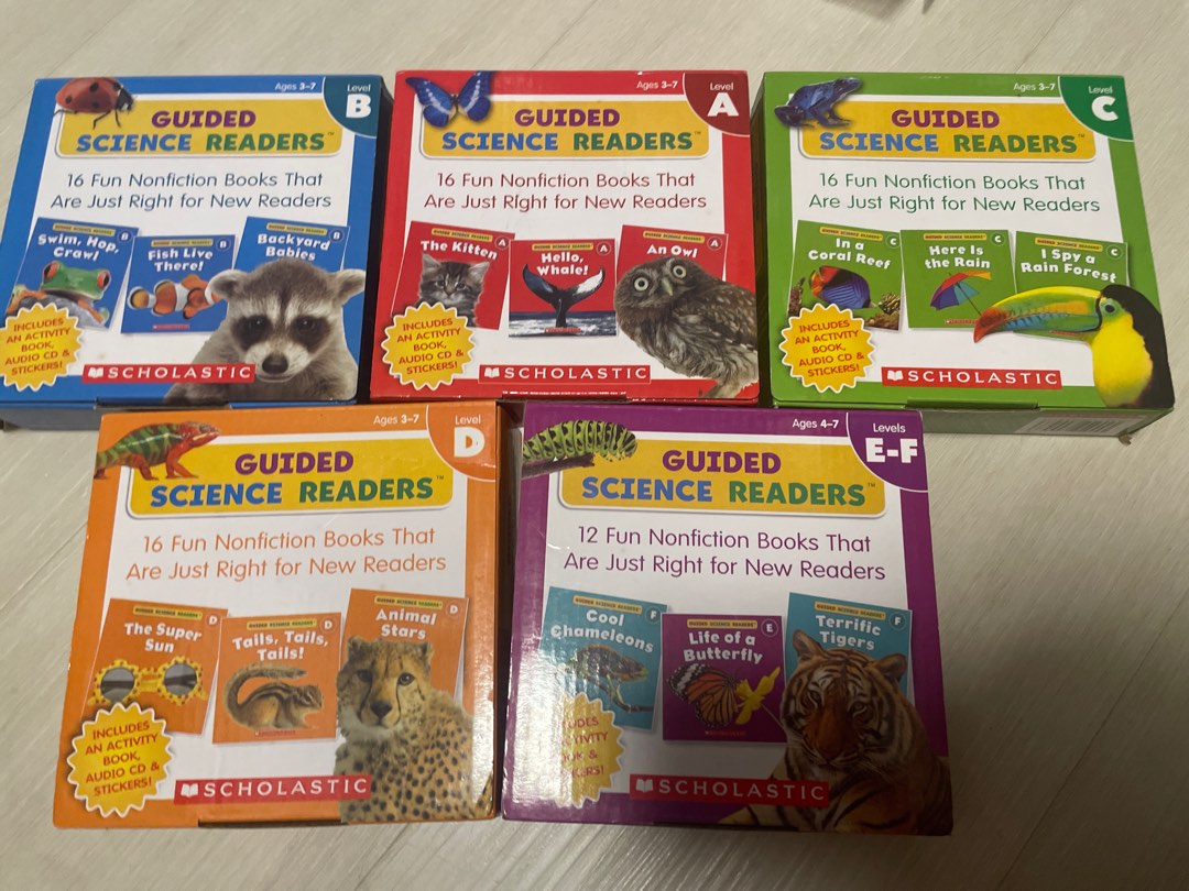 Scholastic Guided Science Readers - Levels A-F, Hobbies & Toys, Books ...