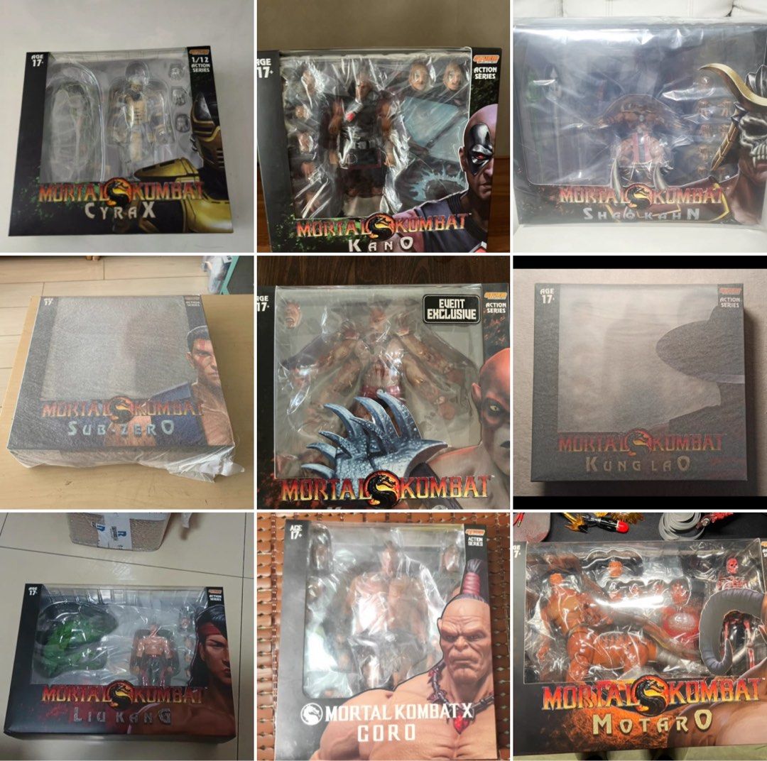 STORM COLLECTIBLES GORO SCORPION RAIDEN SHEEVA RAIN NOOB SAIBOT NIGHT ...