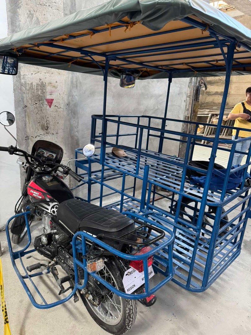 SYM motorcycle with side car (Category: Motorbikes for Sale) located in Quezon City. Submitted by harristhegoldenboy (Listing ID 1391024345, Image 1). Description: Barely used. If ever used for only two months. LTO registered .