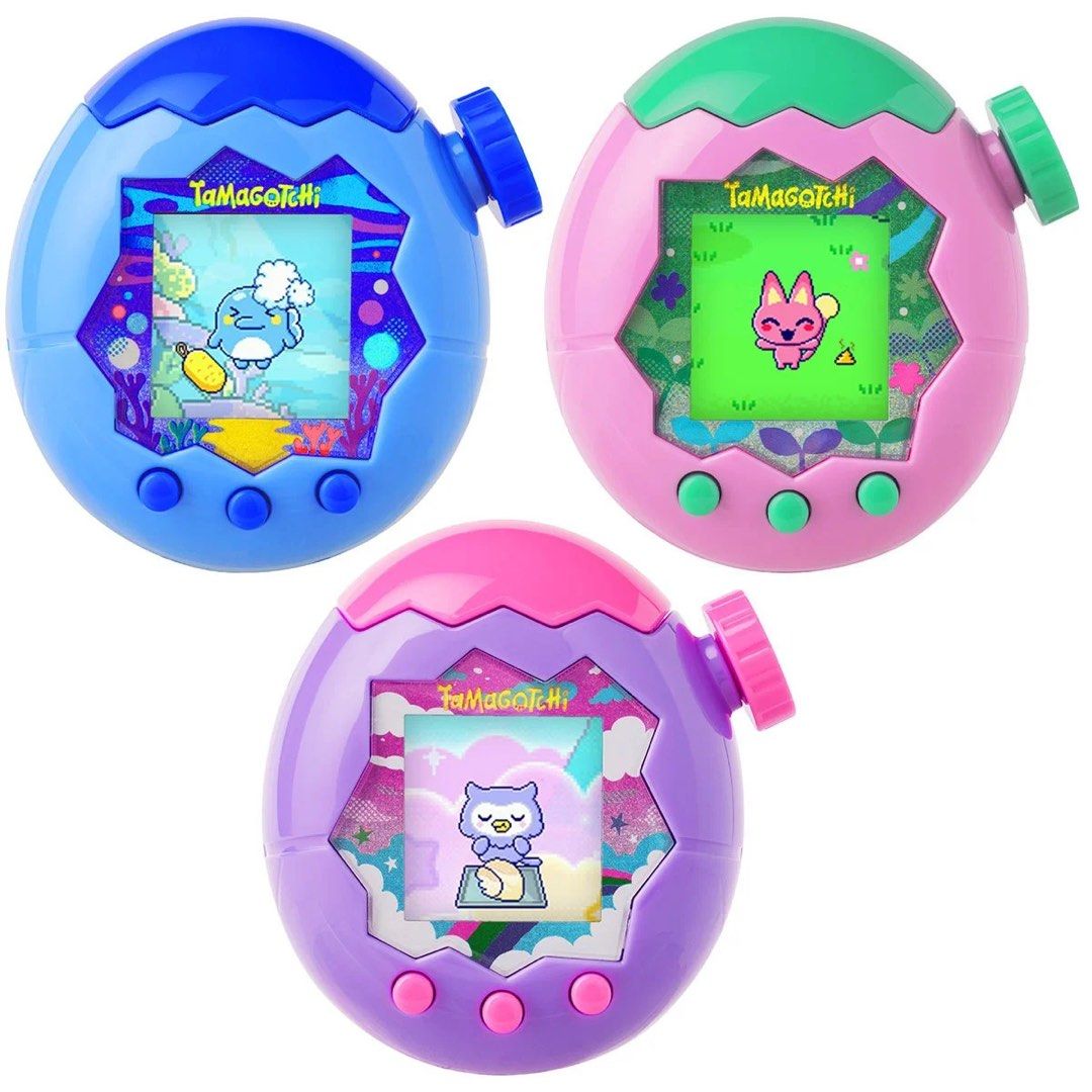 Tamagotchi Paradise - Pink Land, Blue Water, Purple Sky, Hobbies