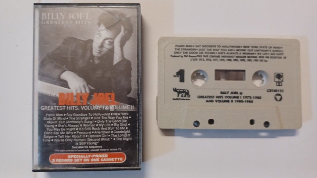 Tape - Billy Joel - Greatest Hits : Volume 1 & 2 (Category: Vinyls) located in Cebu City. Submitted by rotten_records (Listing ID 1391112702, Image 1). Description: .