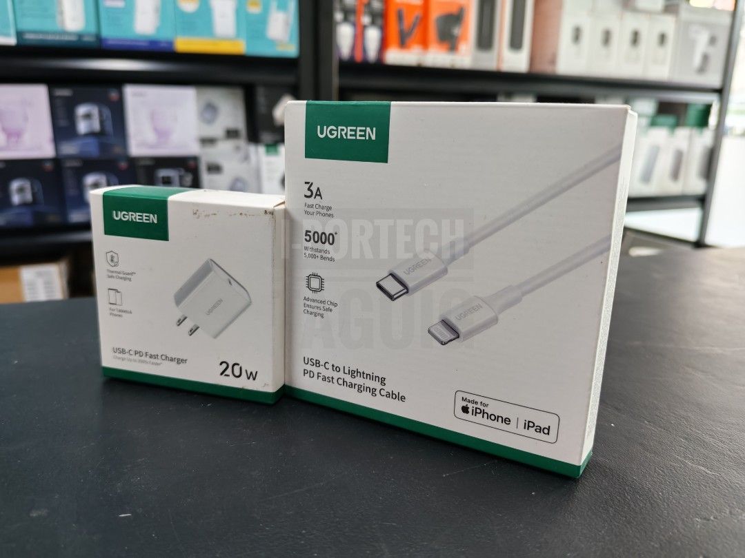 UGREEN MFi 20W Lightning Charger for iphone (Category: Chargers & Cables) located in Taguig. Submitted by rm.itech051523 (Listing ID 1391081708, Image 2). Description: Brandnew and sealed with 7days store replacement & 12 months Service warranty AVAILABLE FOR PICKUP and DELIVERY VIA LALAMOVE/GRAB/ANGKAS/MOVEIT MODE OF PAYMENT ☑️ COD ☑️ COP ☑️GCASH ☑️ MAYA ☑️ BANK TRANSFER ☑️ CREDIT CARD ☑️ DEBIT CARD STORE LOCATION: CENTRAL SIGNAL VILLAGE TAGUIG 