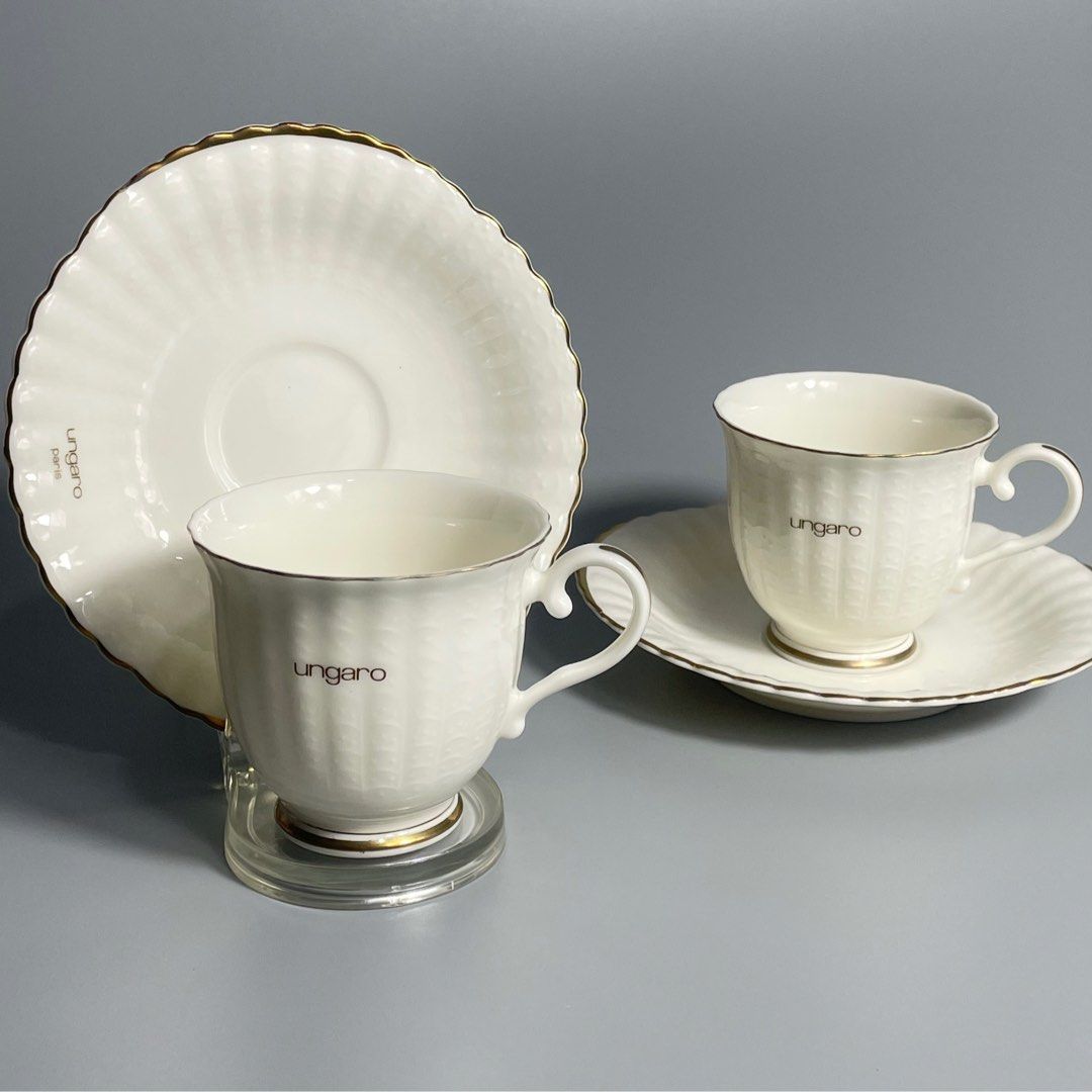 Vintage Rare Ungaro Paris Tea Set (Category: Coffee & Tea Tableware) located in Cavite. Submitted by datsoretro (Listing ID 1391108482, Image 2). Description: Gorgeous classic details. .