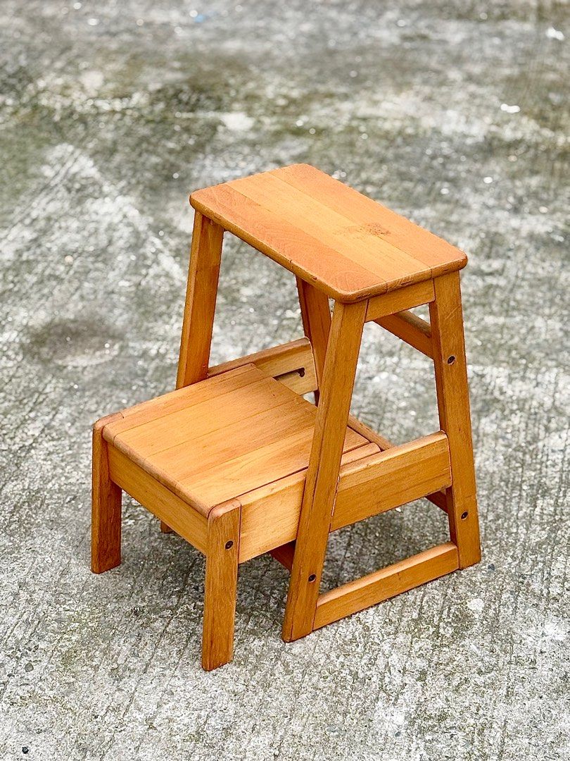 Wooden Step Stool Ladder (Category: Chairs) located in Bulacan. Submitted by rock_off.thriftshop.ph (Listing ID 1391119098, Image 2). Description: .
