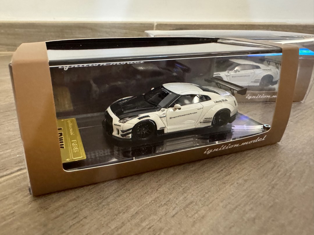 1/64 ignition model LB-WORKS Nissan GT-R R35 type 2 White IG2370 (RESIN ...