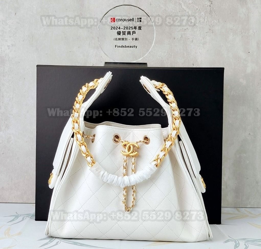 24-25年度優質商戶‼️ CHANEL 25 Small  Handbag（White）💎Carousell官方紫鑽認證🎖️正品優質賣家🎖️合約商戶，交易平台 保障。超多details實圖，有意可以PM。#聖誕禮物#新年禮物#