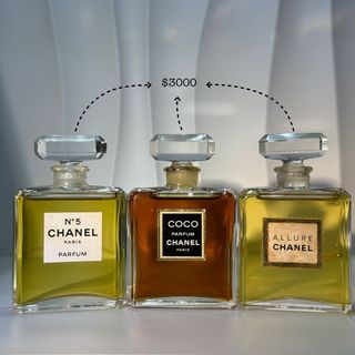 [In Stock] Combined Offer -$600 | Perfume Extract | Chanel No. 5 + Chanel Coco + Chanel Allure Parfum 30ML Vintage Perfume Fragrance Old Version Perfume Extract64230510931587110