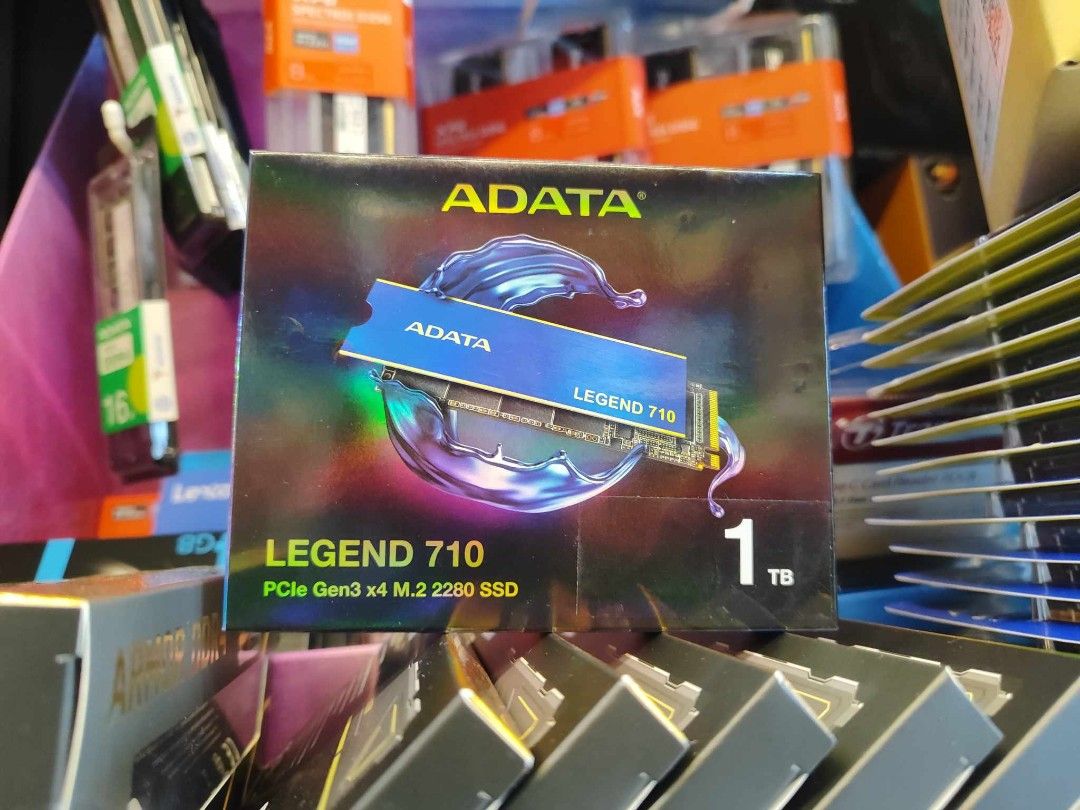 ADATA 1TB Legend 710 PCIe Gen3 x4 M.2 2280 SSD (Category: Computer Parts) located in Makati City. Submitted by slaccessoriesshop (Listing ID 1391289449, Image 1). Description: ADATA 1TB Legend 710 PCIe Gen3 x4 M.2 2280 SSD 💥 ELECTRONICS, COMPUTER ACCESSORIES AND APPLIANCES 💥 All Items - Original / Brand New / Sealed We issue SALES INVOICE With WARRANTY RECEIPT With TECHNICAL SUPPORT Accepting BULK ORDERS 9 DELIVERY - Lalamove (SameDayDelivery w