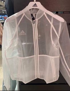 全新Adidas 透明外套 女士戶外防曬衣 寬鬆64218266840451110