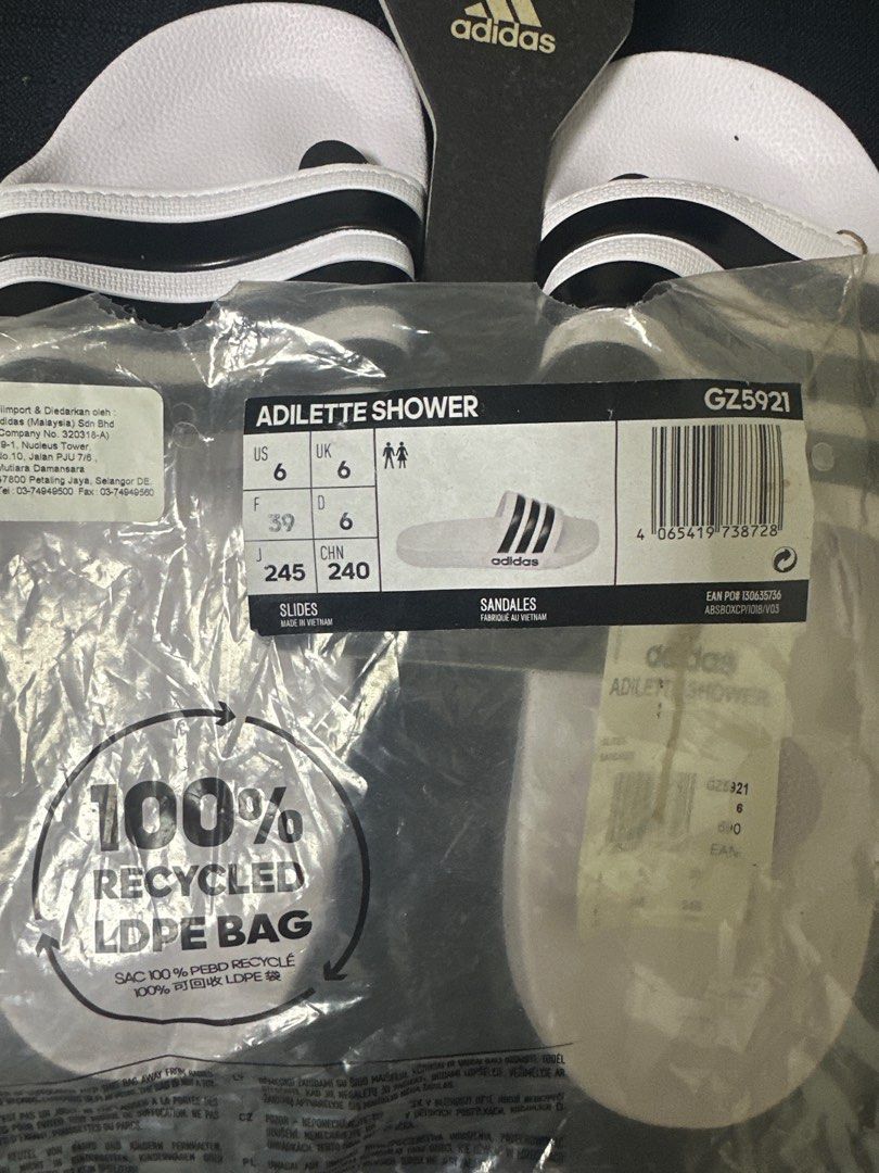 Adidas Adilette Shower (Category: Slippers and slides) located in Baguio. Submitted by ons03 (Listing ID 1391196453, Image 3). Description: .