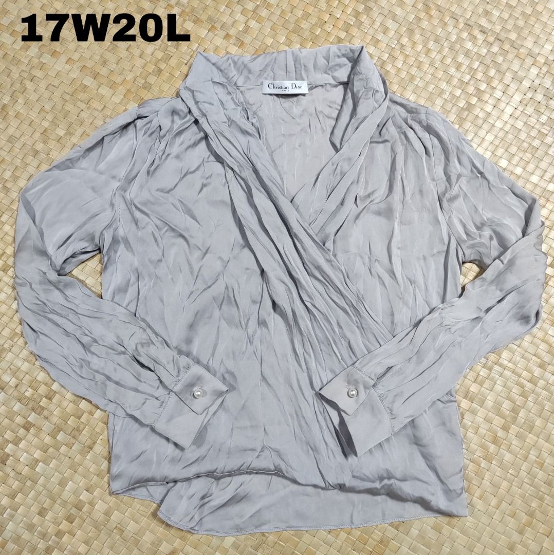 Authentic Cristian Dior silk blouse (Category: Luxury Apparel) located in Quezon, Nueva Vizcaya. Submitted by mineornext_official (Listing ID 1391180117, Image 1). Description: Very elegant Color silk is beautiful See size details n the picture .