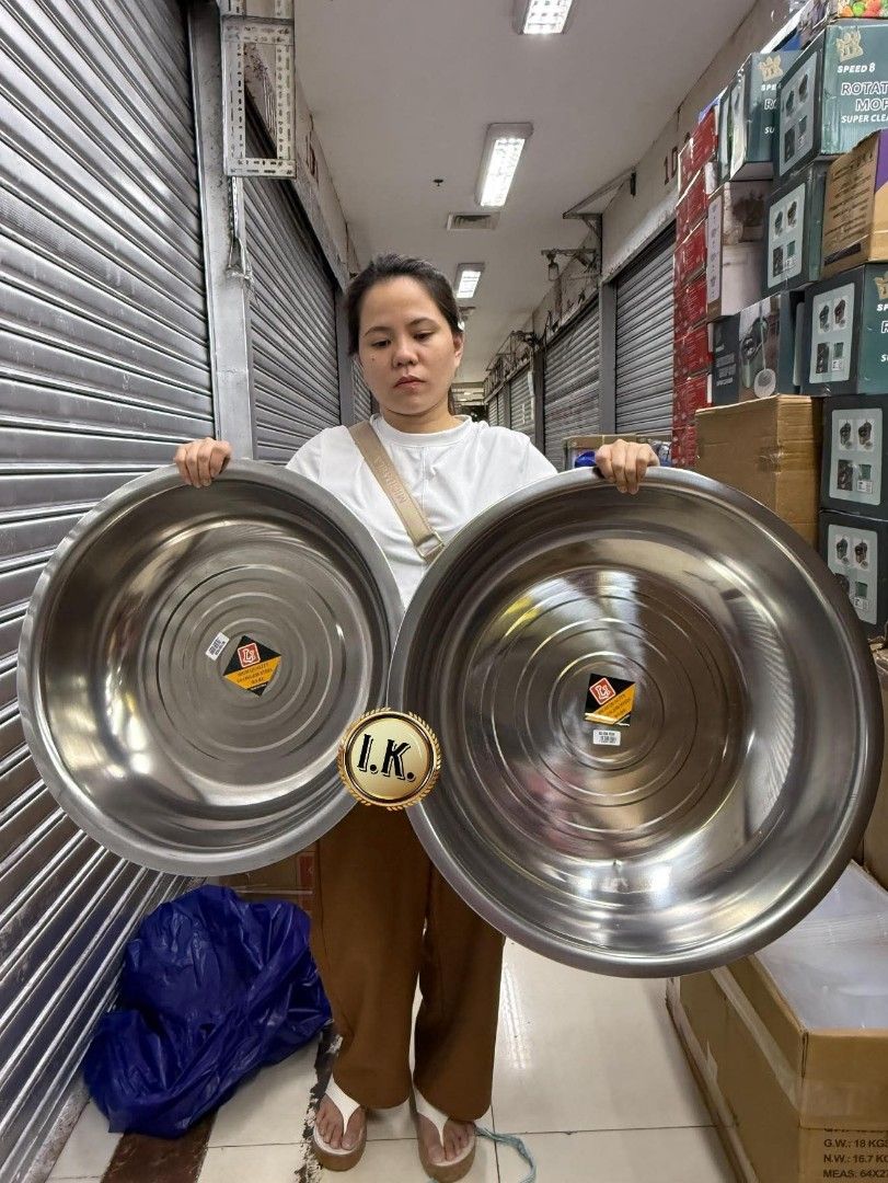 Big Stainless Basin (Category: Bathroom & Kitchen Fixtures) located in Manila. Submitted by onlineshoppersph (Listing ID 1391171686, Image 2). Description: 65cm 299 70cm 399 Cash On Deliver - Metro Manila - Delivery Fee/Handling Fee shouldered by BUYERS - DF/HF depends on BUYERS Location LALAMOVE PICK UP - Cash on Deliver - Metro Manila & Nearby DELIVER THRU COURIER, CARGO & BUS - Provincial Buyers - Payment 1st Thank You.