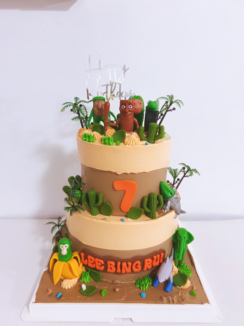 Brain Rott Cake Brainrot cake design, Food & Drinks, Homemade Bakes on Carousell