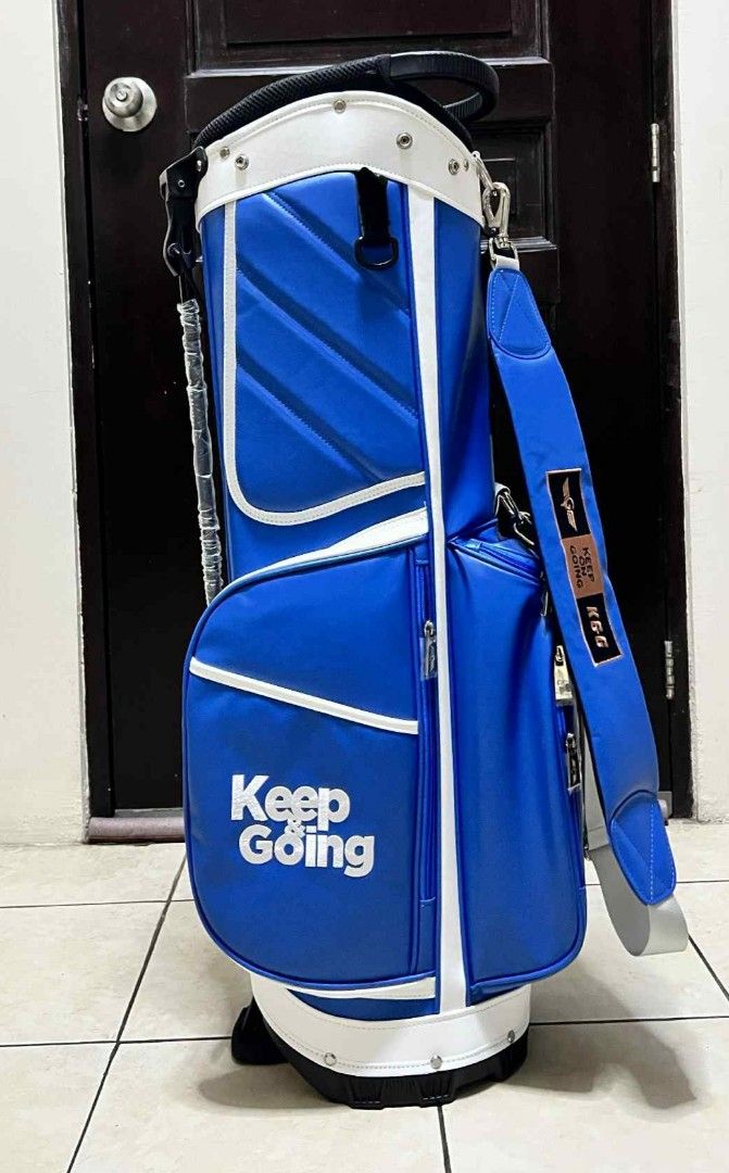 BRAND NEW GOLF STAND BAG KEEP GOING GOLF (Category: Golf) located in Rizal. Submitted by final_price_posted (Listing ID 1391327808, Image 1). Description: Brand New K&G Golf stand bag. This is a brand new. All the zippers work, plastic still on the legs and the zipper handles. RFS : My husband has TOO many golf bags. ☆ GCASH / BDO ☆ 12K + SHIPPING ☆ LOC: TAYTAY RIZAL.