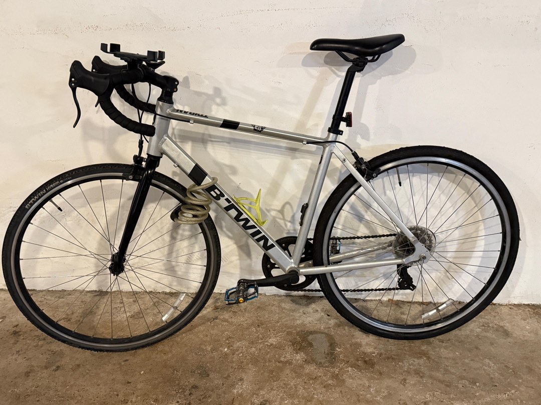 B'Twin Riverside 120 Road Bike, Sports Equipment, Bicycles & Parts ...