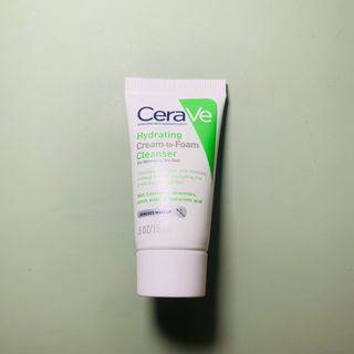 CeraVe 洗面奶 溫和洗卸二合一潔膚露 Hydrating Cream-to-Foam Cleanser For Normal to Dry Skin 15ml64232219219587110
