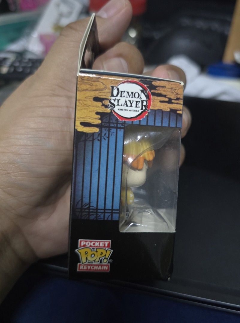 Demon Dlayer Zenitsu keychain (Category: Character Goods) located in Marikina City. Submitted by wigglywiggy (Listing ID 1391304845, Image 2). Description: .