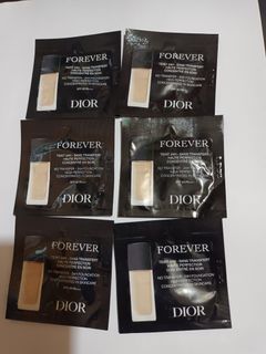 dior forever foundation teint 24h sans transfert haute perfection恆久貼肌柔霧粉底液每包1ml 色號0N，1N，2N色號 每包3元到期日2026年64208117768577110