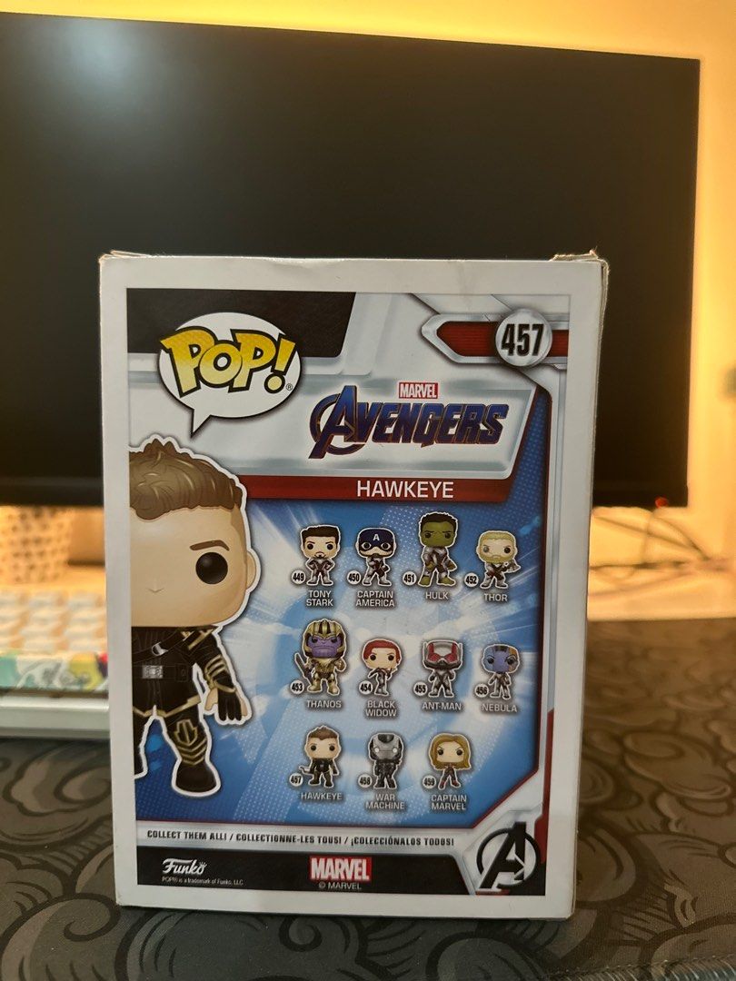 Funko Pop - Hawkeye (Category: Designer & Blind Box Toys) located in Manila. Submitted by ilovemikunakano (Listing ID 1391187388, Image 2). Description: ❗️Brand New In Good Condition ❗️Sealed ❗️Comes with free protector Can ask for more pictures .
