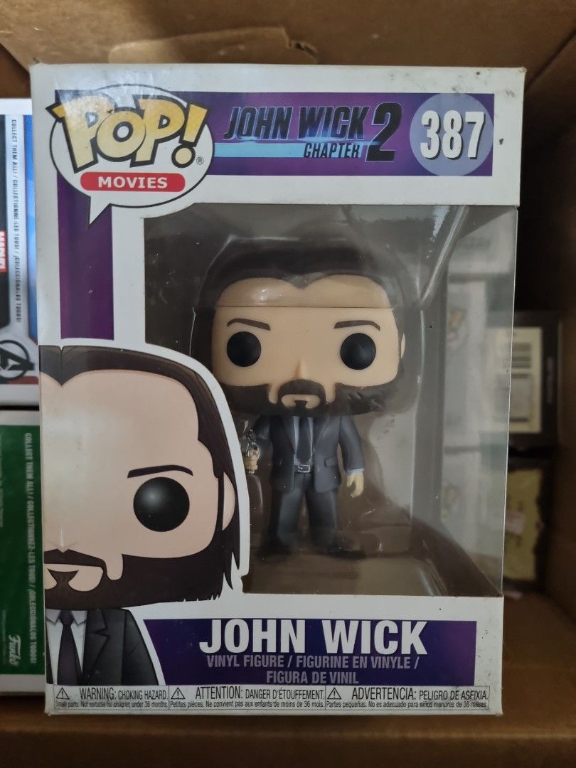 Funko Pop John Wick Chapter 2 John Wick (Category: Designer & Blind Box Toys) located in Baguio. Submitted by rbrt_frnnd (Listing ID 1391301541, Image 1). Description: Shipping Fee shouldered by Buyer No Brand Pop Protector included.