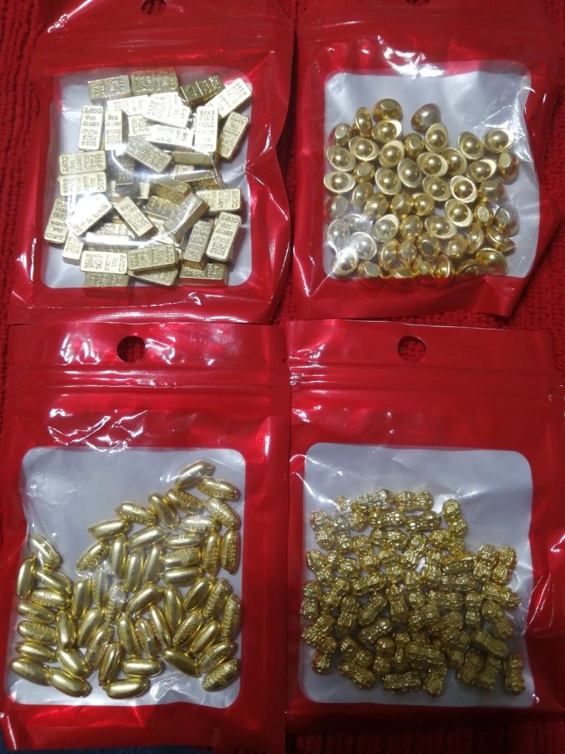 Gold Ingot - Gold Bar - Huat Huat Feng Shui Items - Sihuhata Loop Lor ...