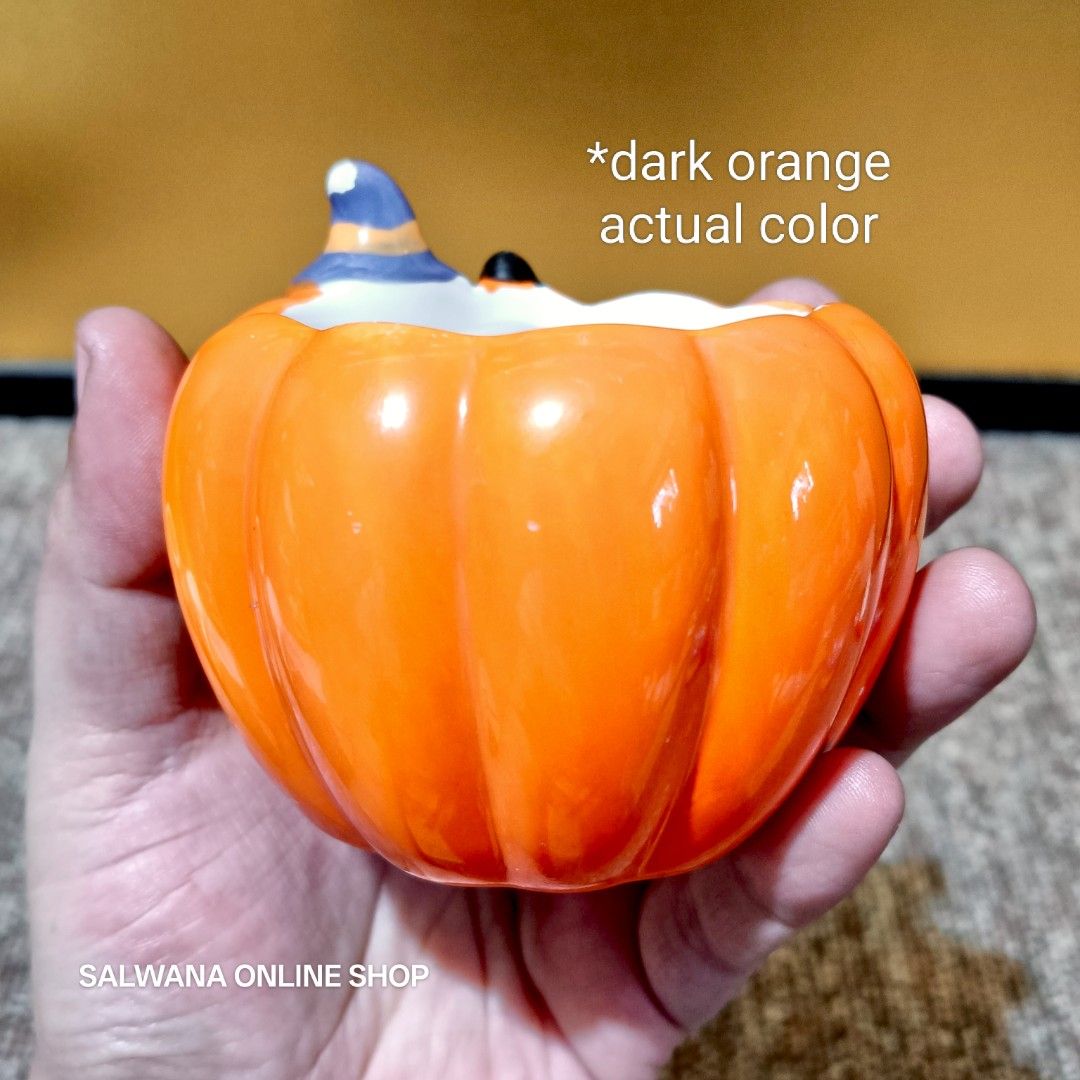 HALLOWEEN PUMPKIN DECORATIVE CERAMIC MINI CUP • JAPAN SURPLUS (Category: Coffee & Tea Tableware) located in Mabalacat. Submitted by salwanaonlineshop (Listing ID 1391253415, Image 2). Description: HALLOWEEN PUMPKIN DECORATIVE CERAMIC MINI CUP • JAPAN SURPLUS 🇯🇵 May konting bakbak na paint 🇯🇵 Ceramic 🇯🇵 Mini size only 🇯🇵 Japan Source 🛒 Follow us on S.H.O.P.E.E and L.A.Z.A.D.A at SALWANA ONLINE SHOP for more rare, vintage, collectible, uni