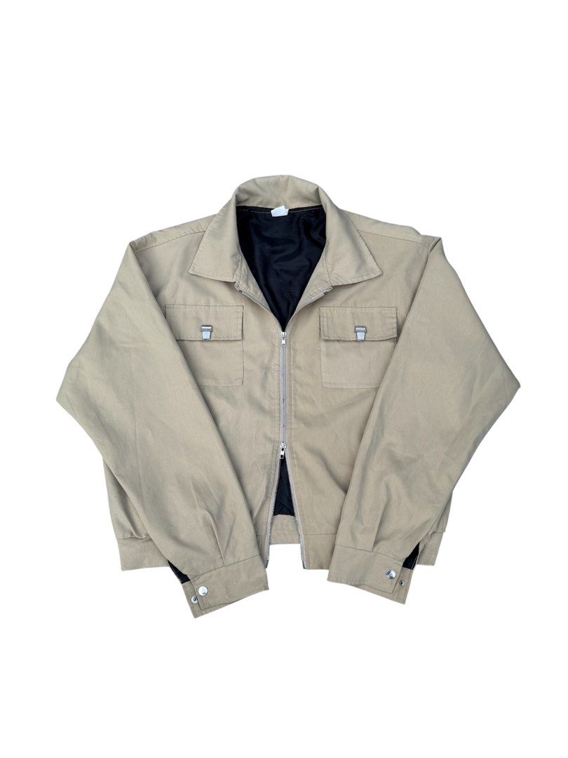 Harrington dual zip jacket (Category: Sets & Coordinates) located in Santa Cruz. Submitted by luxurious001 (Listing ID 1391320790, Image 1). Description: Harrington dual zip jacket Like new 20length 24width.
