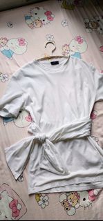 JOSEPH 白色綁帶上衣 T恤64240105260035110