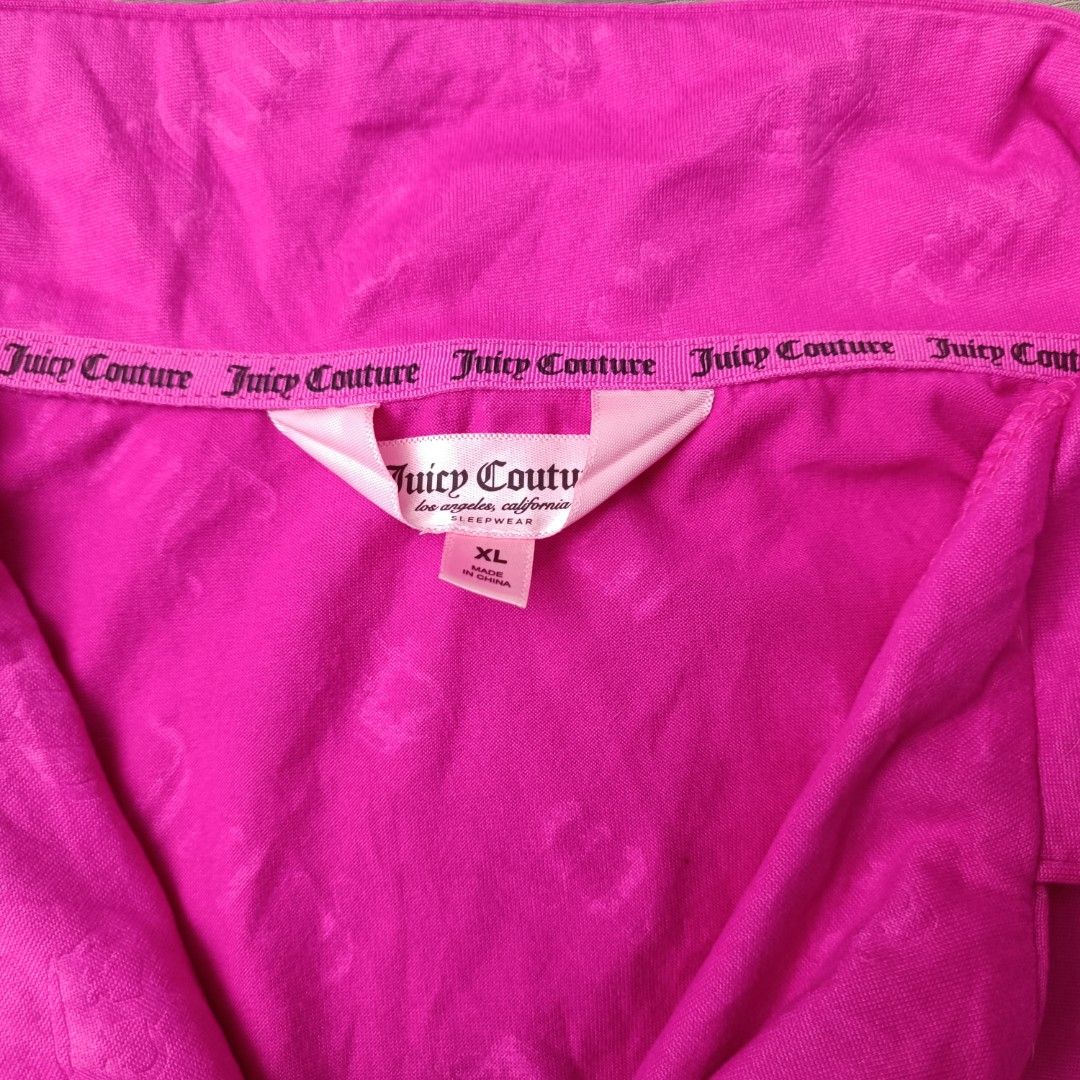 Juicy Couture Pink Crown Pocket (Category: Others Tops) located in Manila. Submitted by notdian (Listing ID 1391238450, Image 2). Description: 21x21 Excellent condition.