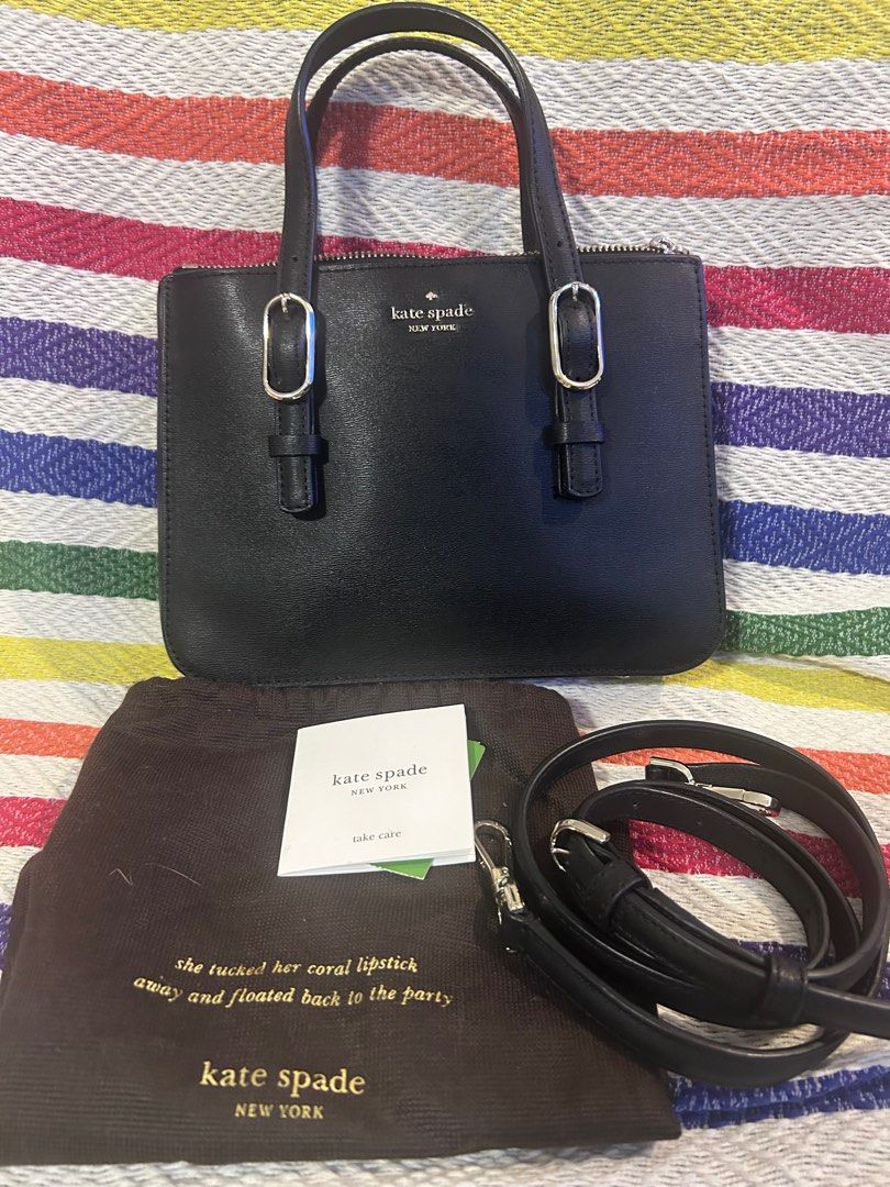 Kate Spade Mini Connie Satchel Bag (Category: Luxury Bags & Wallets) located in Pasig City. Submitted by declutteringiza (Listing ID 1391168212, Image 2). Description: Authentic Kate Spade bag Complete inclusion (as seen in photos) Can fit iphone pro max RFS: too small for me.