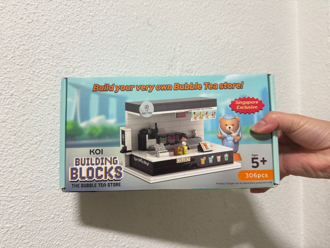 KOI Bubble Tea Store Building Blocks - Singapore Exclusive, Hobbies ...