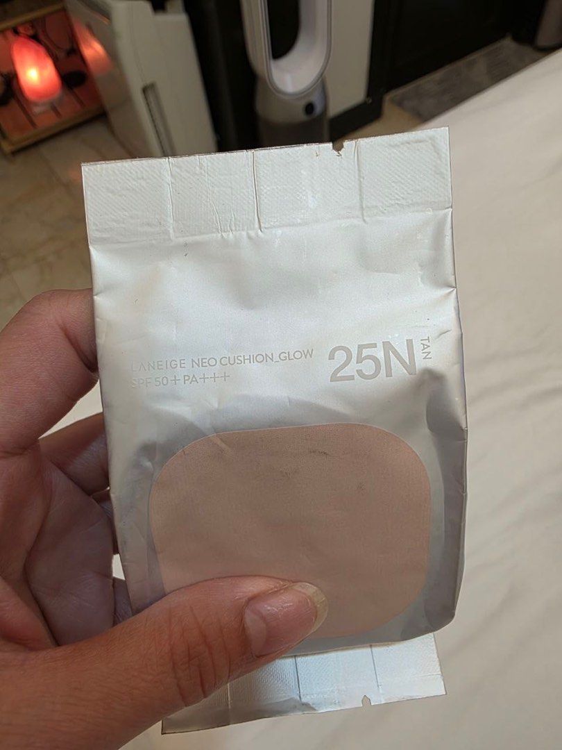 Laneige Cushion Foundation 25N (Category: Makeup) located in Quezon City. Submitted by hollyarevalo (Listing ID 1391161269, Image 3). Description: Laneige Cushion Foundation shade 25N. Refillable. Used the initial one included in the container. Refil is new and unused. Expiring January 2026. Sponge is used but washed and sanitized already.Bought in Bangkok 2025.