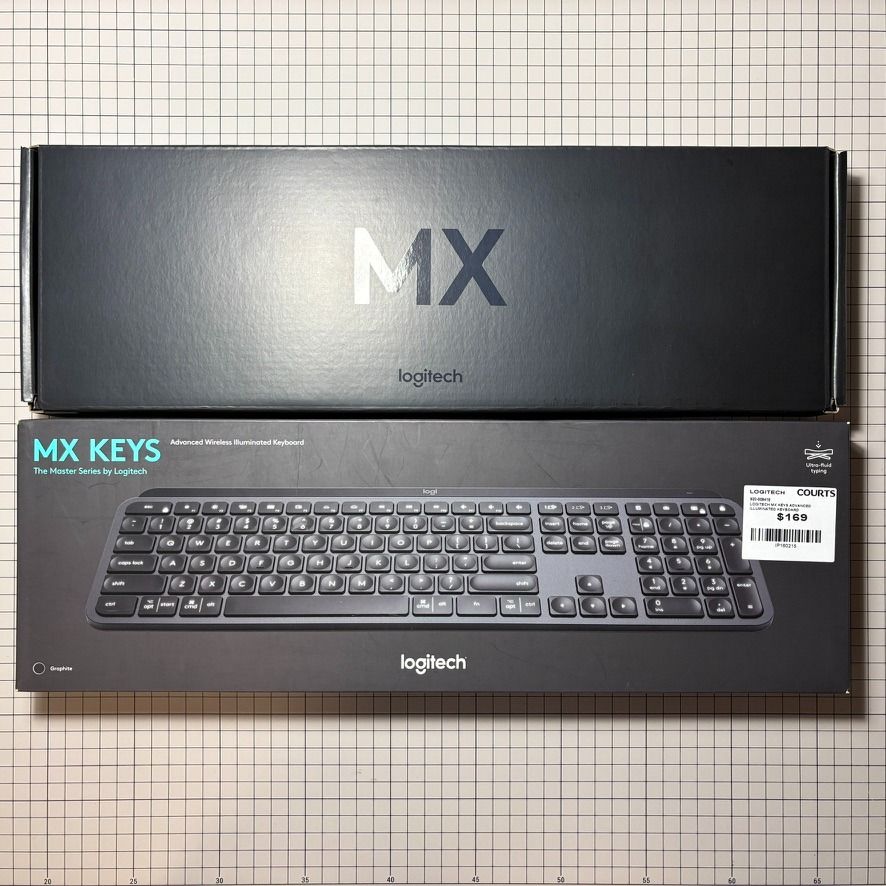 Logitech MX Keys with Casing & Wrist Rest, Computers & Tech, Parts ...