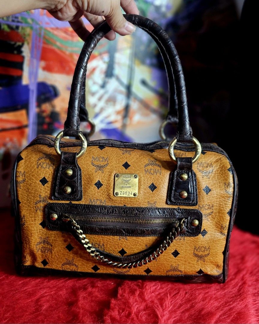 Mcm Germany boston (Category: Luxury Bags & Wallets) located in Las Pinas. Submitted by liezel49 (Listing ID 1391294791, Image 3). Description: good condition no flaws.