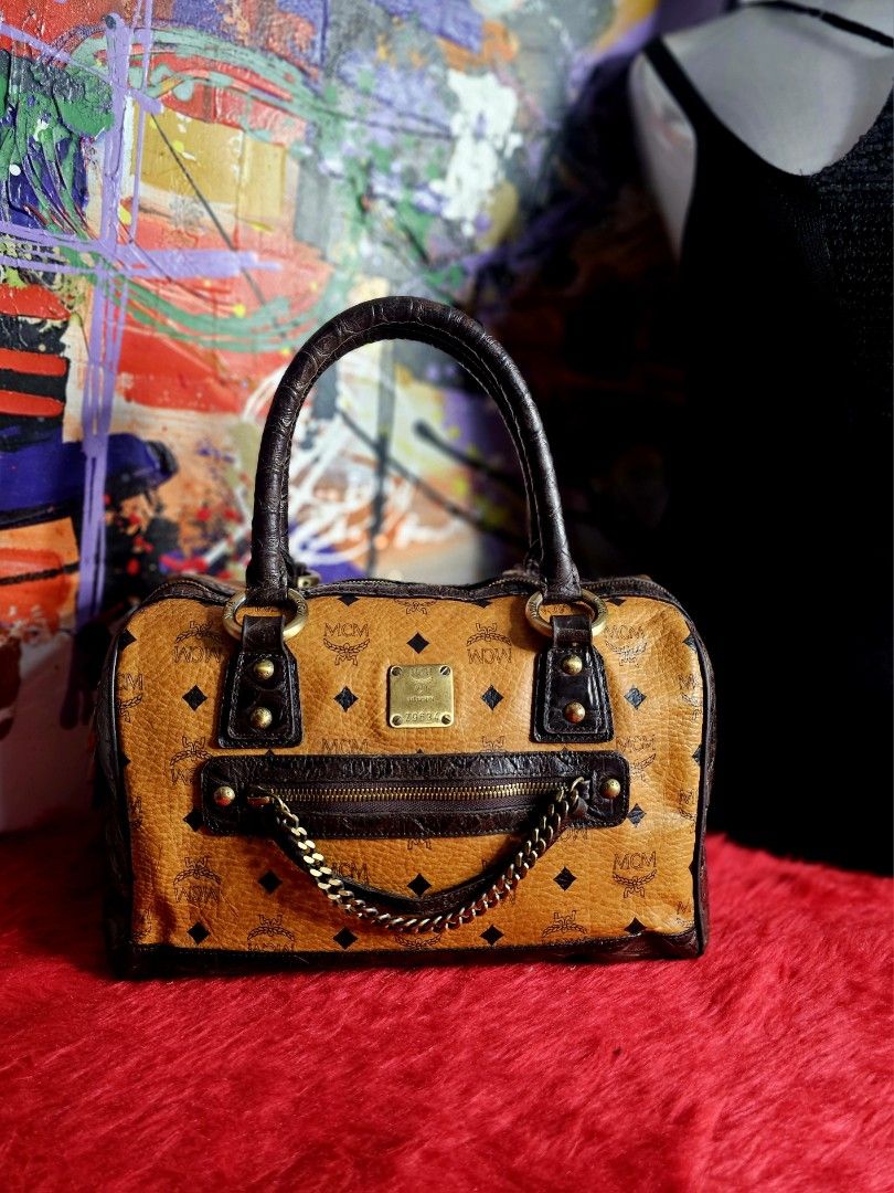 Mcm Germany boston (Category: Luxury Bags & Wallets) located in Las Pinas. Submitted by liezel49 (Listing ID 1391294791, Image 1). Description: good condition no flaws.