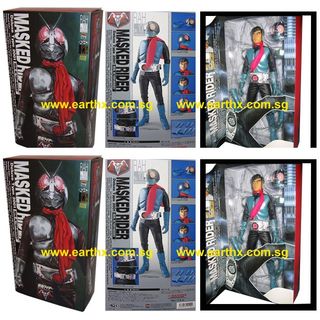 特撮 MASKED RIDER Deluxe Type 2001 RAH No.100 Masked Kamen Rider Old No.1 Figure RAH Real Action Heroes DX