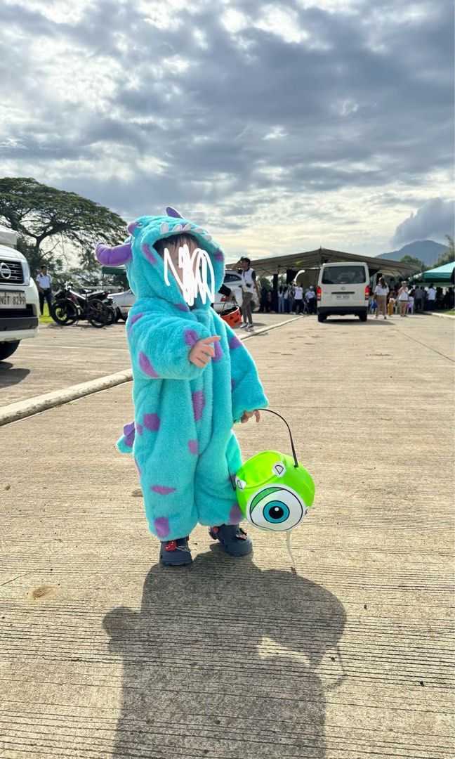 Mike Sully Monsters Inc Halloween / Costume (Category: Babies & Kids Fashion) located in Makati City. Submitted by declutterwitq (Listing ID 1391306470, Image 1). Description: Premium quality Not shop3 Worn once.