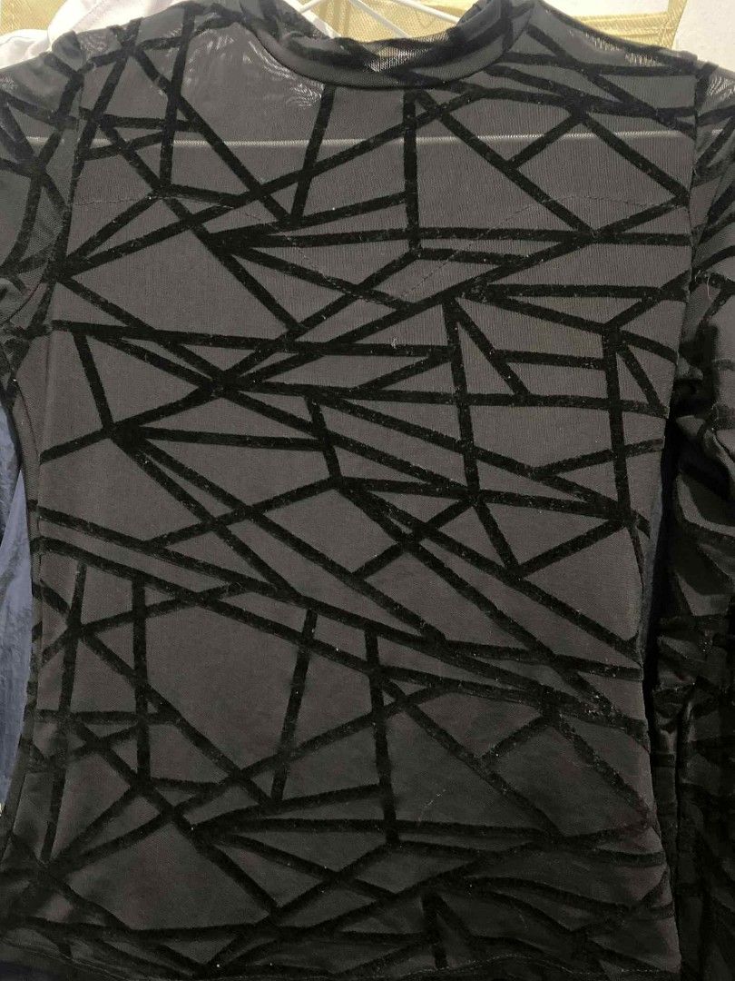 Party Outfit |Black Longsleeve (Category: Longsleeves) located in Manila. Submitted by annstuffs (Listing ID 1391254511, Image 1). Description: Bought from Shein can fit to small & med.