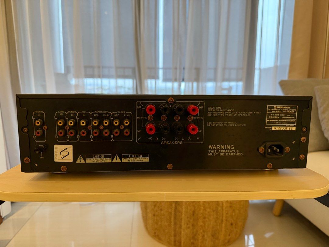 Pioneer A-400X Integrated Stereo Amplifier63825887502082111