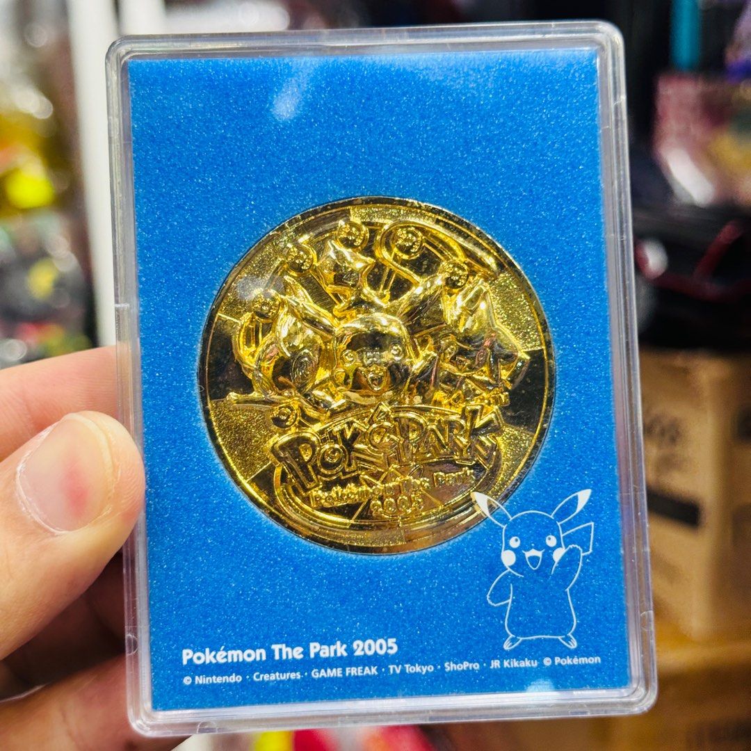 Pokemon The Park 2005 Pikachu Pokepark 口代怪獸寶可夢金幣收藏幣