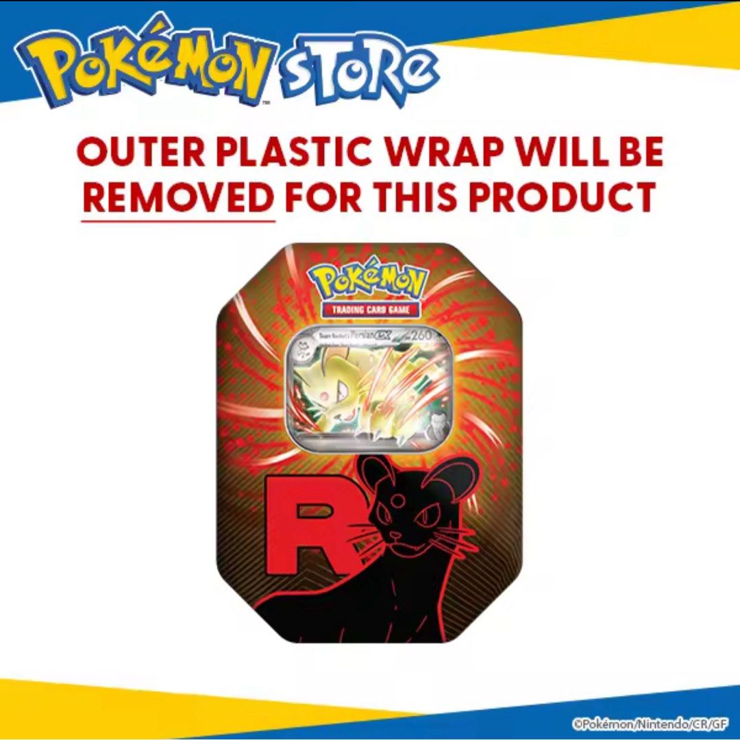 Pokmon Trading Card Game: Team Rocket Tin Persian ex Nidoking ex, Hobbies  & Toys, Toys & Games on Carousell