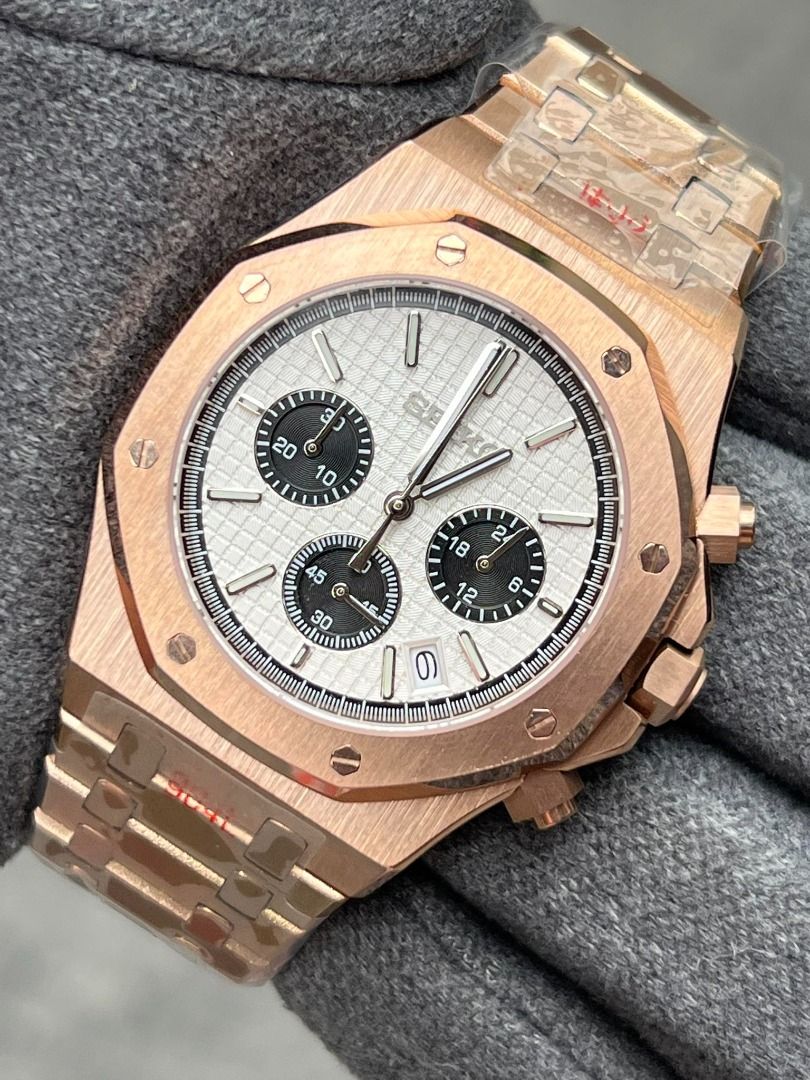 Seiko Mods (Royal Oak Rose Gold) (Category: Luxury Watches) located in Valenzuela. Submitted by jedmiguel (Listing ID 1391263395, Image 2). Description: Seiko Mods Royal Oak (Rose Gold) Black Panda Hulk For only PHP 8000 Brandnew & Original • Complete links • Comes with box, paperbag & card ✅ can do shipping ✅ COD OR COP VIA LBC ✅ meetup near me PM for more details Valenzuela/South Caloocan Area DISCLAIMER: We are not affiliated, associated, or i